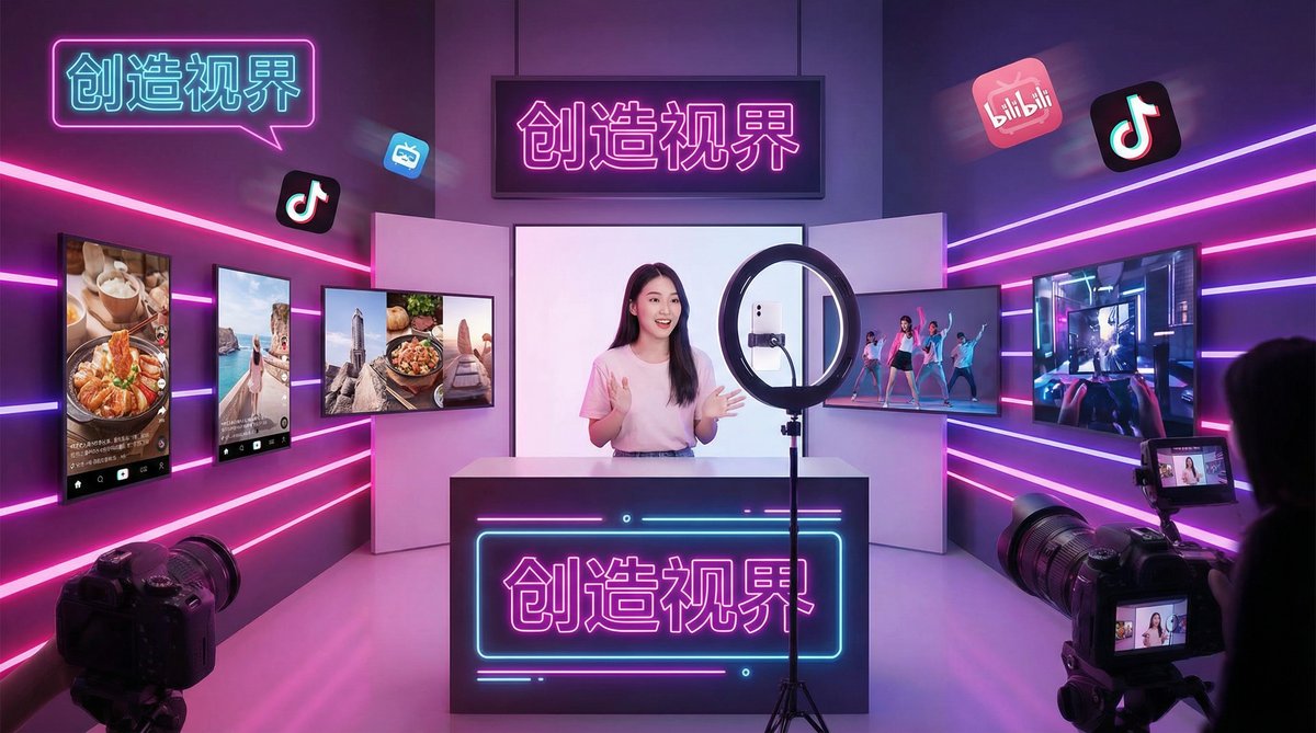 中文字幕短视频创作空间